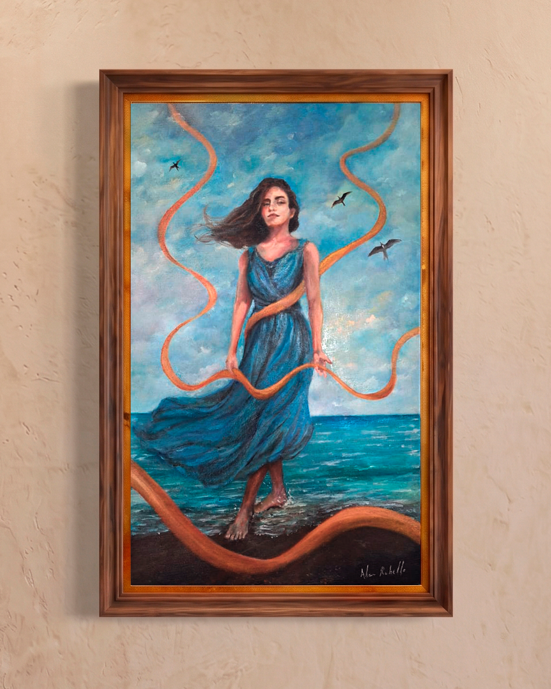 Pintura a óleo Norte por Alan Rabello