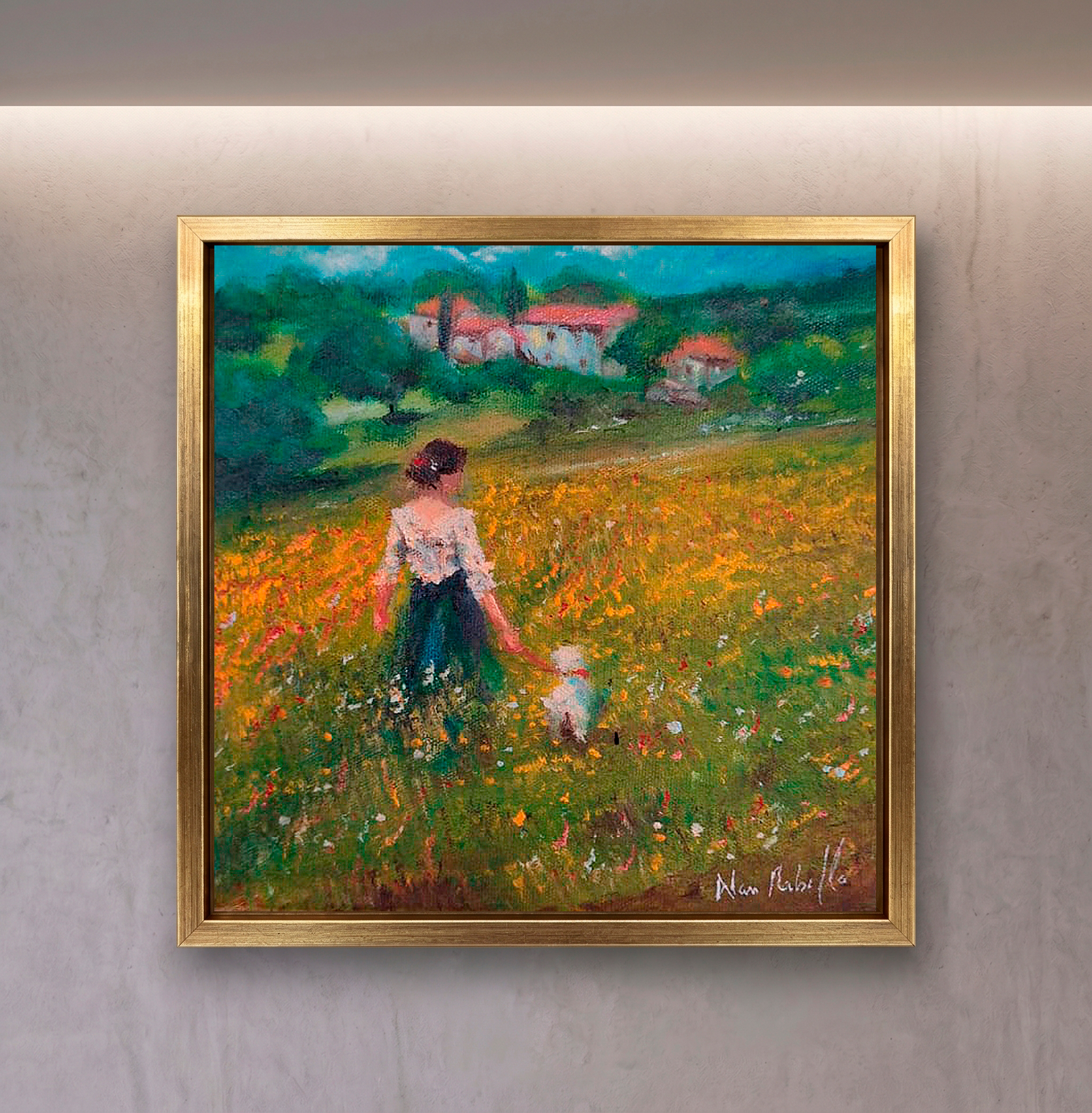 Pintura a óleo Leve por Alan Rabello