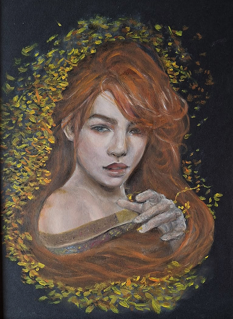 Pintura a óleo Folhagem por Alan Rabello